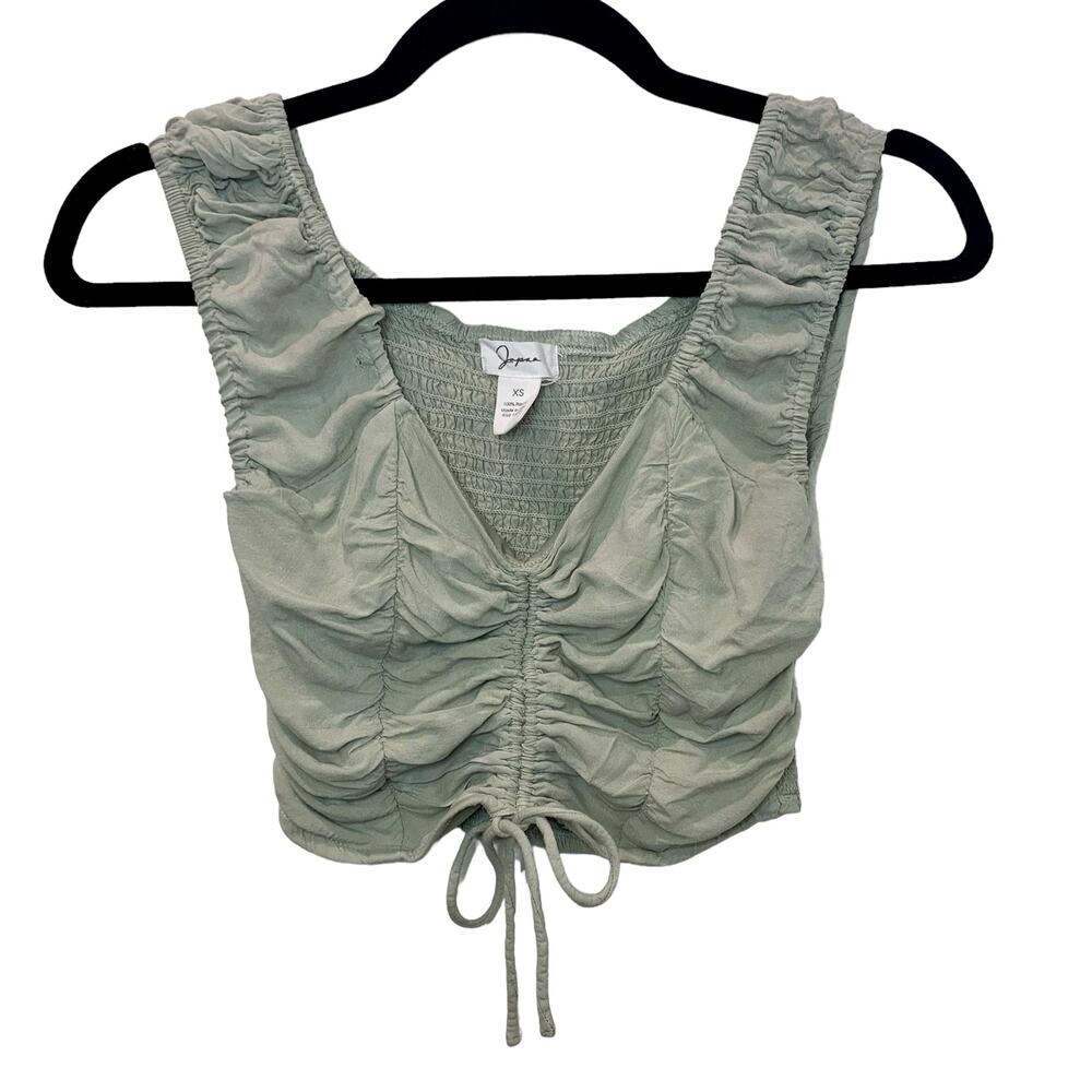 Japna Adjustable Ruched Crop Top
